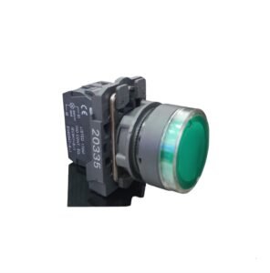 PULSADOR 22MM BASE PLASTICA CON PILOTO 220V