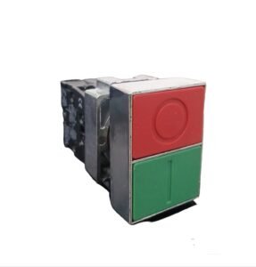 PULSADOR DOBLE SIN PILOTO BASE METALICA