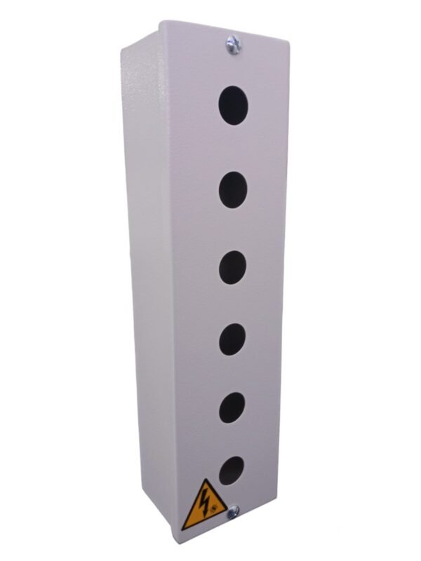 CAJA 6 HUECOS METALICA