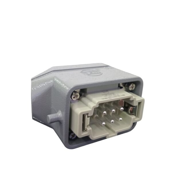 CONECTOR INDUSTRIAL 6 POLOS MACHO LATERAL