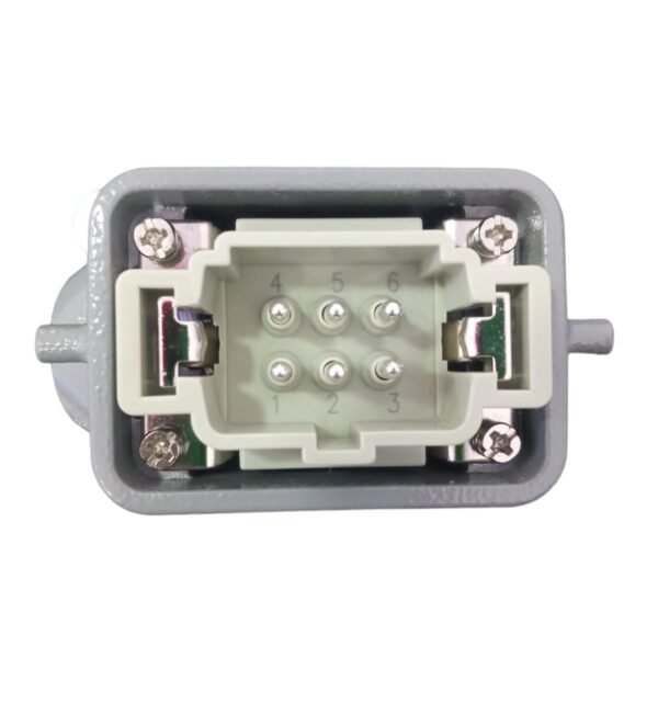 CONECTOR INDUSTRIAL 6 POLOS MACHO LATERAL - Image 2