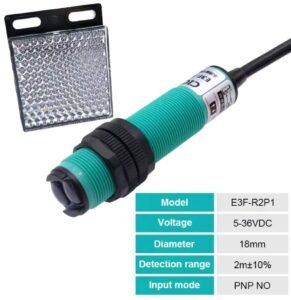 SENSOR REFLEX 18MM ALCANCE 2M