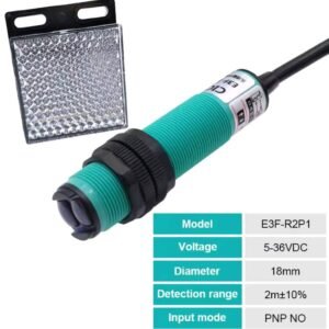 SENSOR REFLEX 18MM ALCANCE 2M