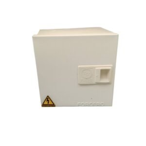 CAJA DE PASO 100X100X100MM CON CHAPA PLASTICA